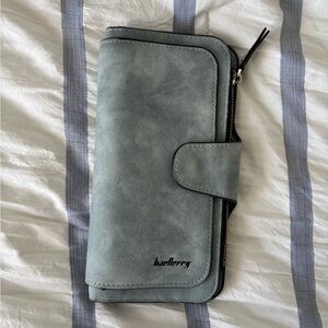 Women's Elegant Blue Card Holder